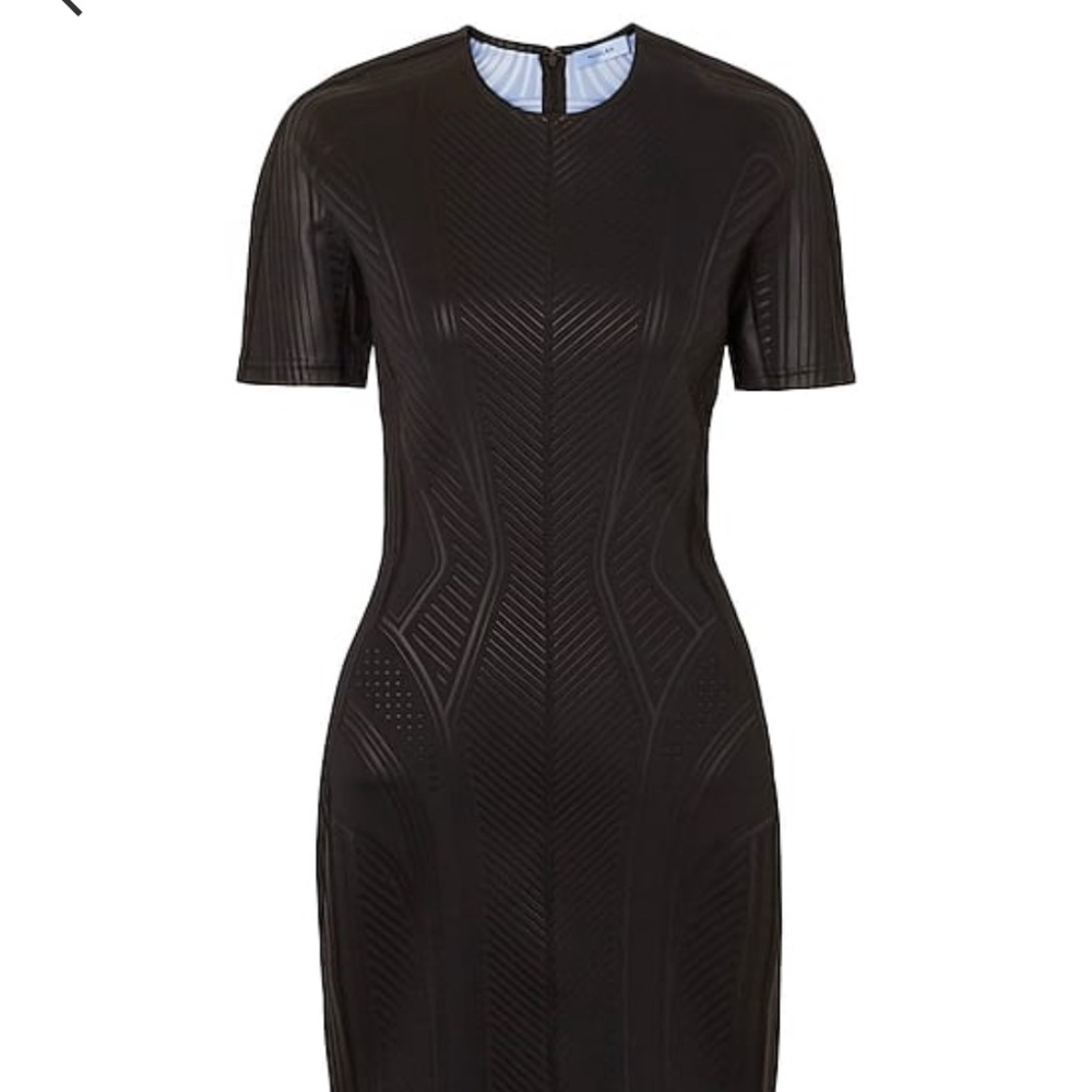 Mugler Black embossed mini dress, brand new - never worn!